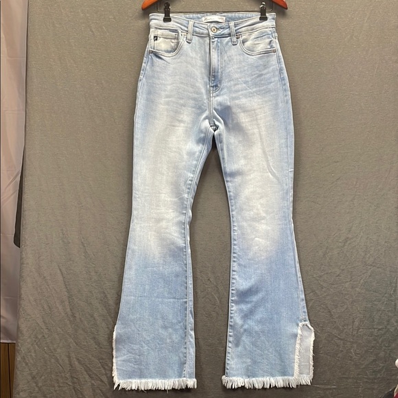 KanCan Denim - KanCan Blue Flare Jeans with Wide Leg Design
